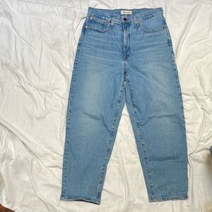 NWOT Madewell Baloon Jean High Waist in medium-light wash